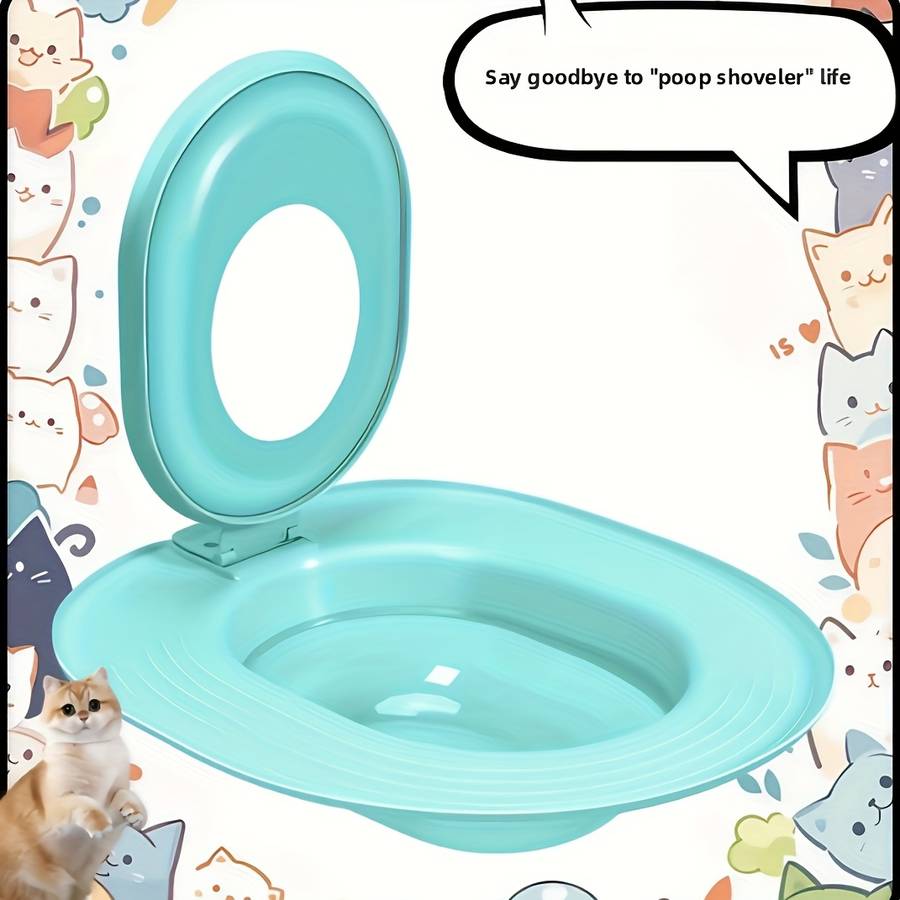 Pet Supplies Color Gray    Cat Toilet Training Basin Size Set