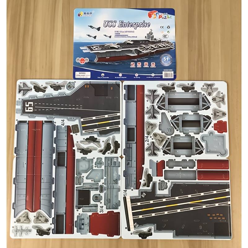 3D Jigsaw Puzzle Model Ship Style Aircraft Carrier  Add   Battleship