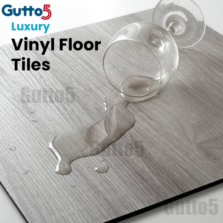 Self Adhesive Floor Stickers 30Pcs 11.8"11.8" 30Cm30Cm Dark Walnut