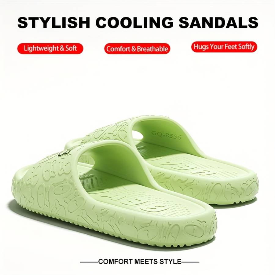 Men Slippers Summer Style Sky Blue Size Uk 7.5 To 8