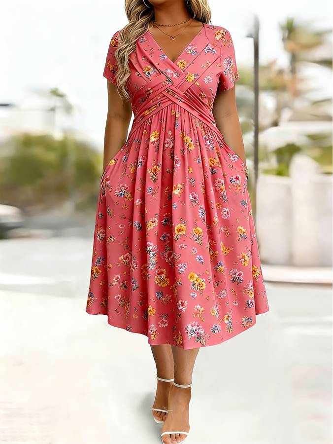 Women S Dress Color Red Size 5Xl