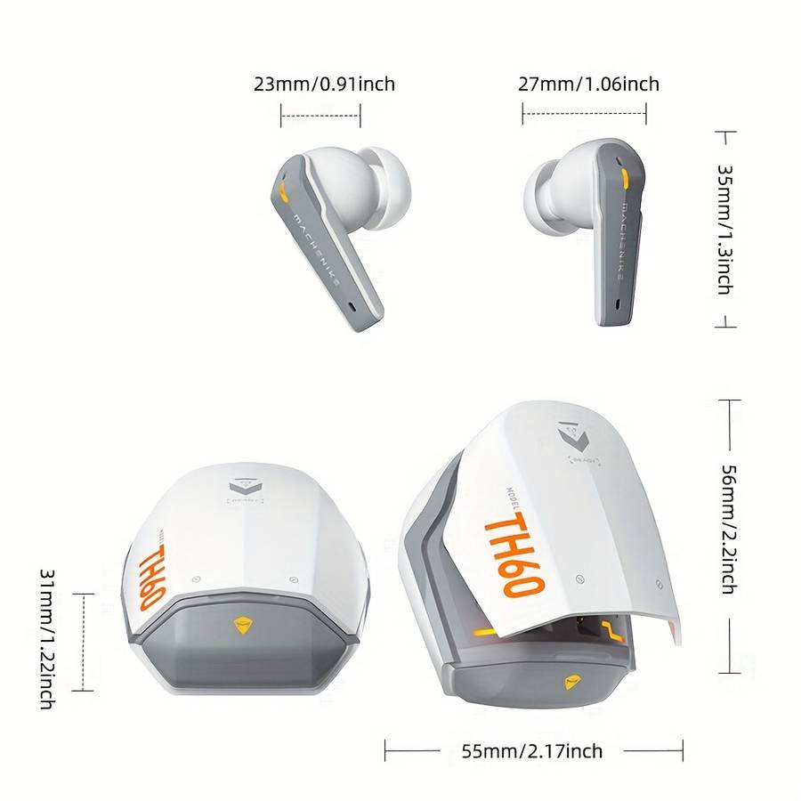 Rechargeable Wireless Earbuds Headphones Headset