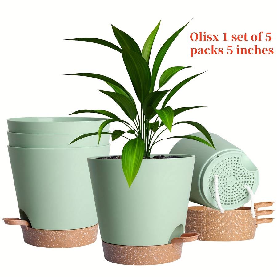 Flowerpot Color Olisx-H1405-5-B Black