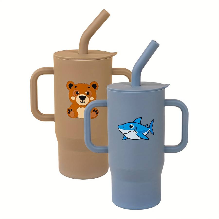 Water Cup Color Coffee Gray Blue
