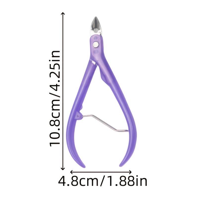 1pc Hypoallergenic Stainless Steel Nail Clippers Super Sharp Blade Ideal for Cuticle and Dea