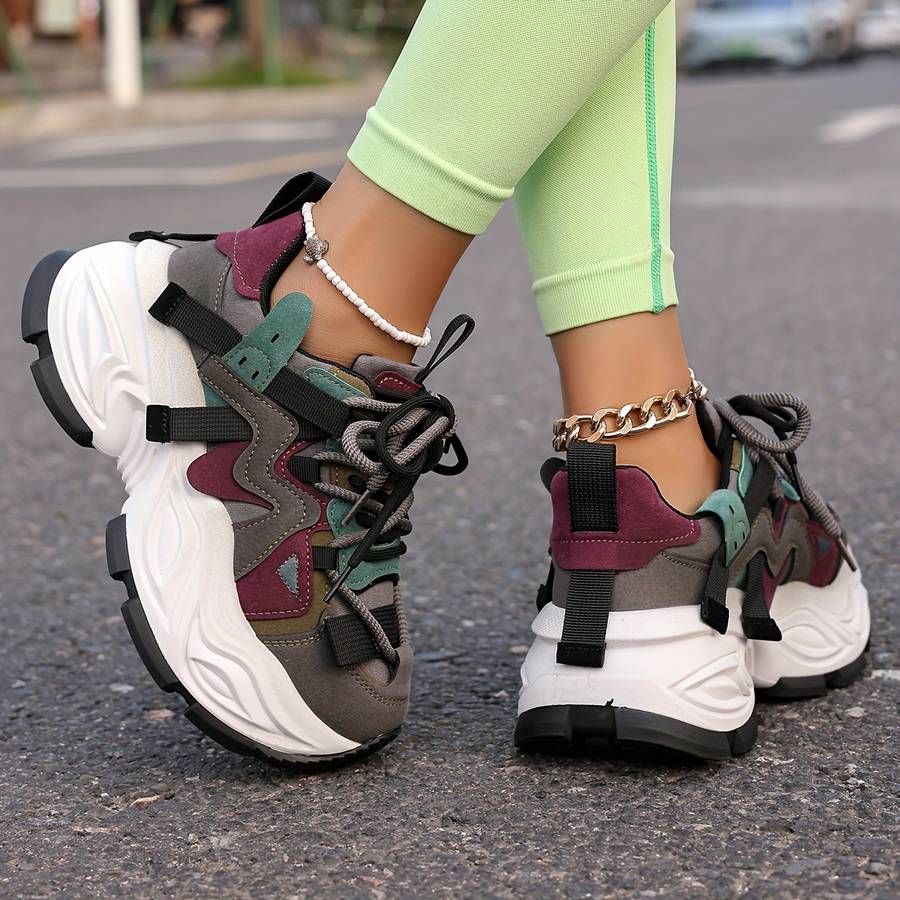 Women S Sneakers Color Green Sizeuk 2.5