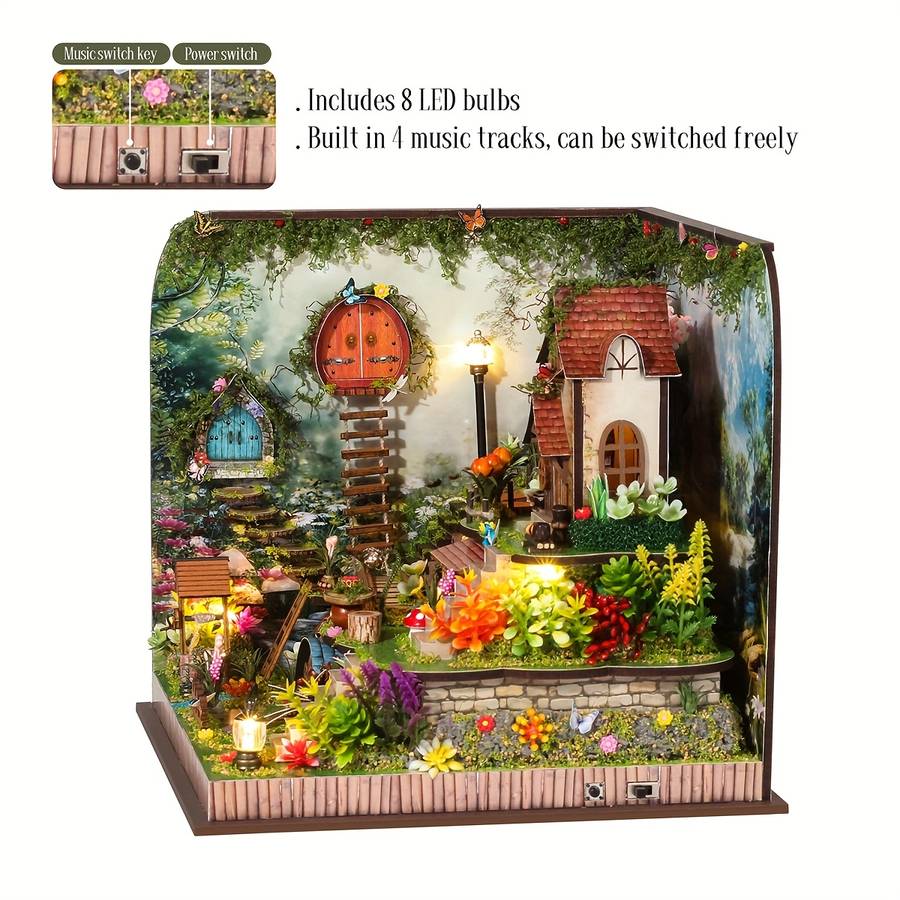 Building Toy Architectural Model Toy Set Items Forest Secret