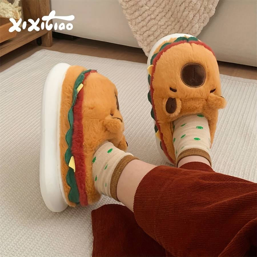 Cotton Slippers Color Orange Sizeuk 7-7.5 Big Kid