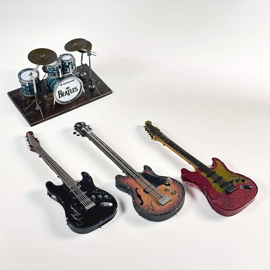 3D Puzzle Musical Instrument Model Model Harrison Guitar