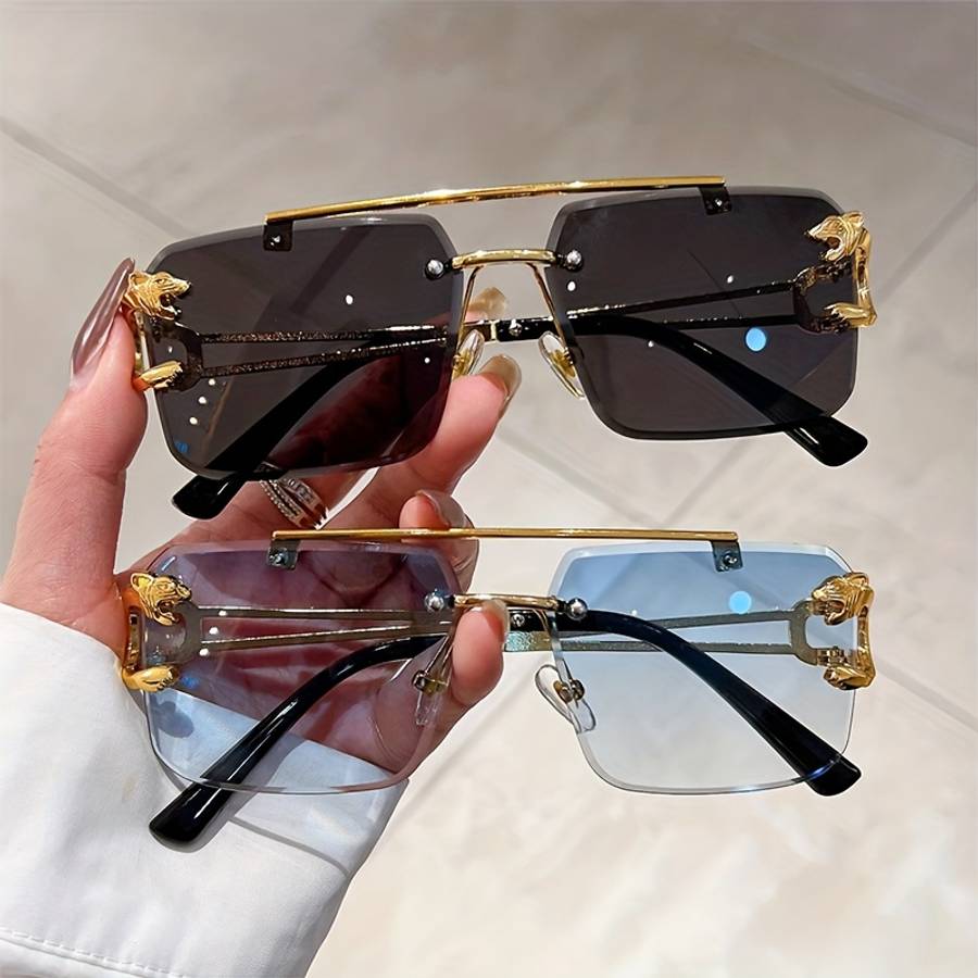 Mens Glasses Color Transparent Brown  Add  Dark Gray