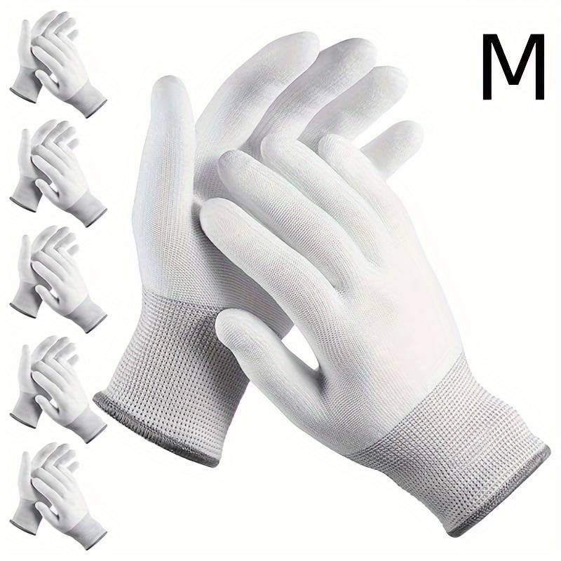 6 Pairs Green Size M Multi Purpose Work Gloves