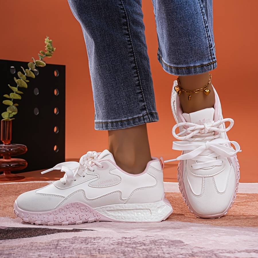 Women S Sneakers Color Pink Color Sizeuk 3
