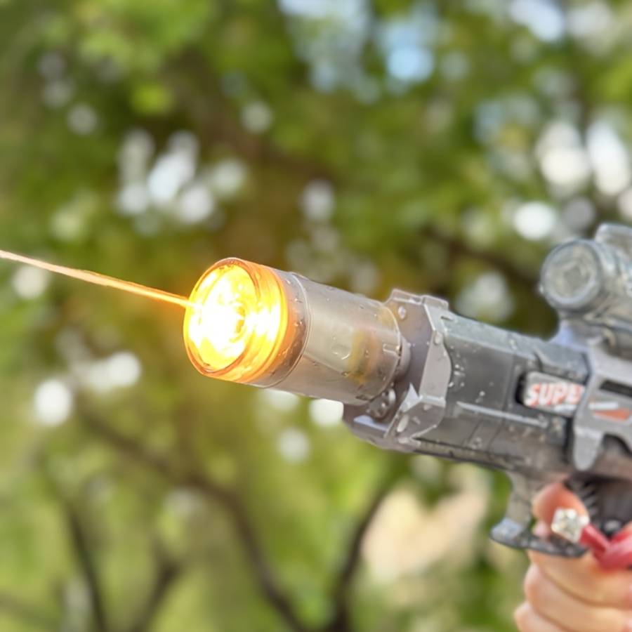 Water Gun Items With Light Linkage Back To The Chamber Blue