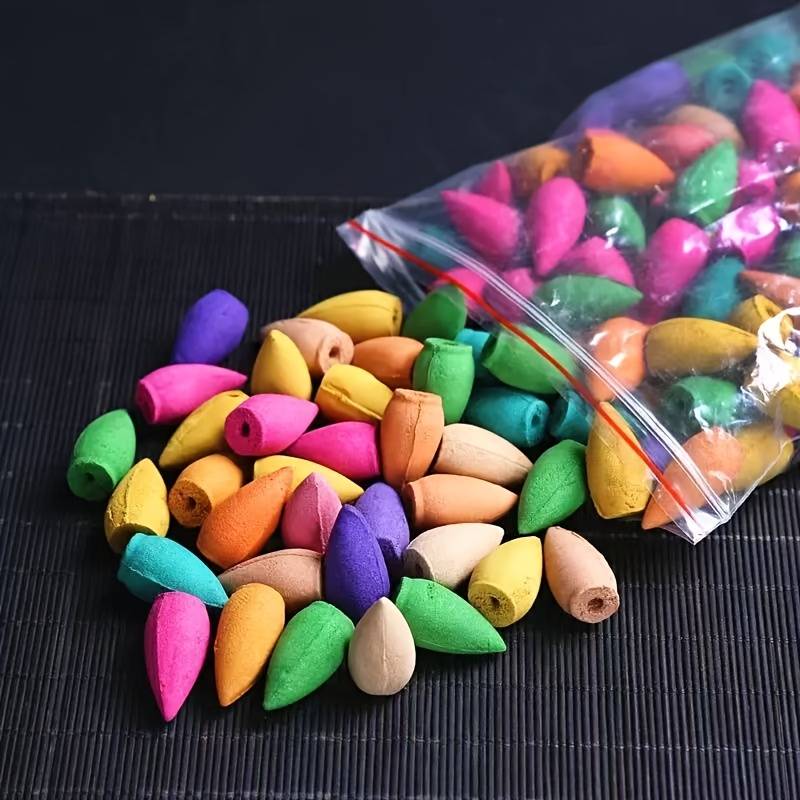Incense Burner Style  6 Incense Sticks In Random Colors