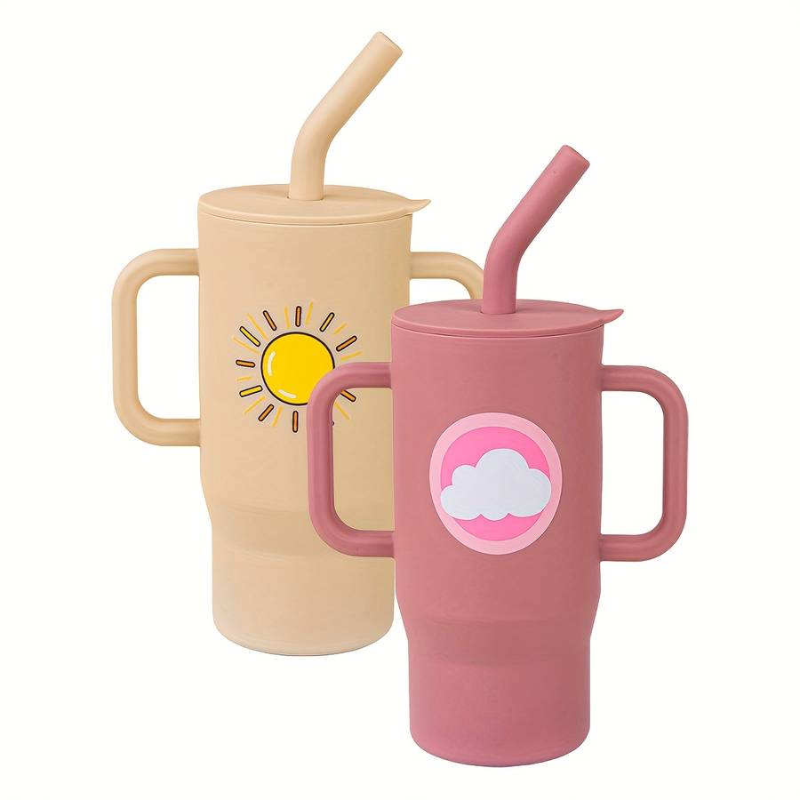 Water Cup Color Creamy White Rose Red
