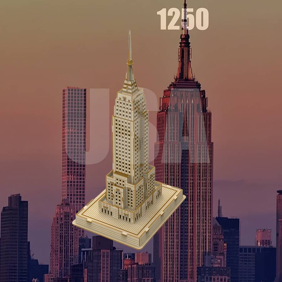 Building Toy Architectural Model Toy Set Model Empire State Building