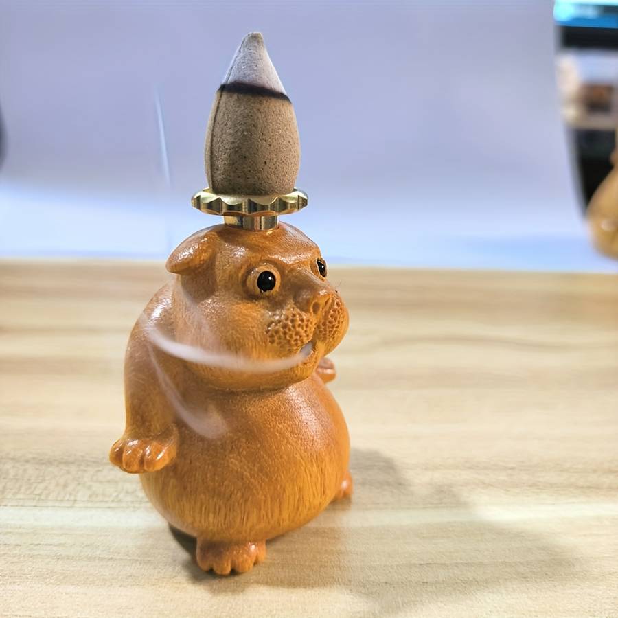 Incense Burner Color  Wooden Bear Backflow Incense Burner
