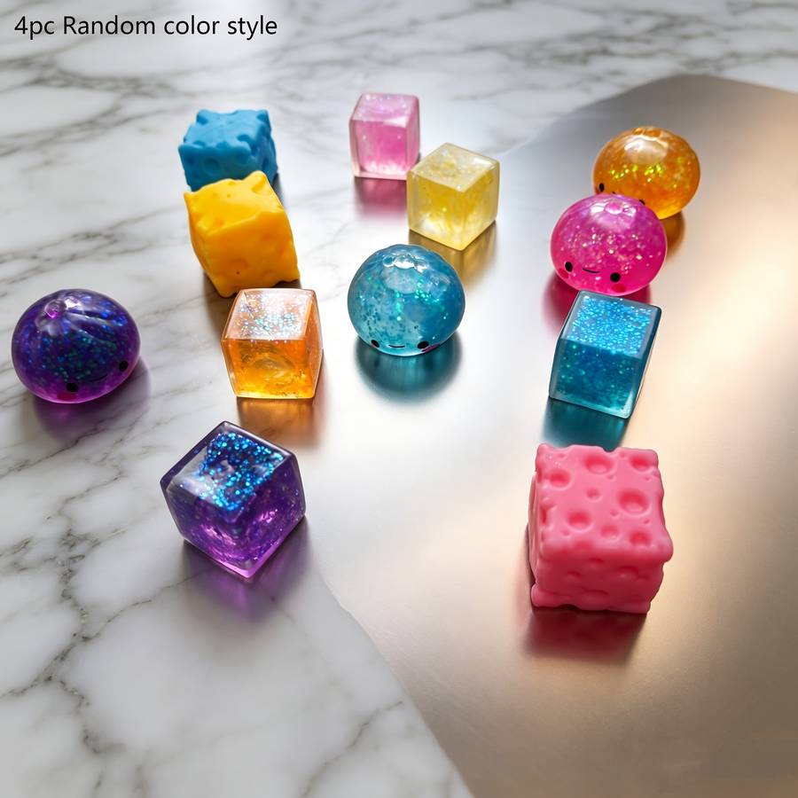 Squeezable Toys Style Model D Mixed Color Style Random Toys 4Pcs