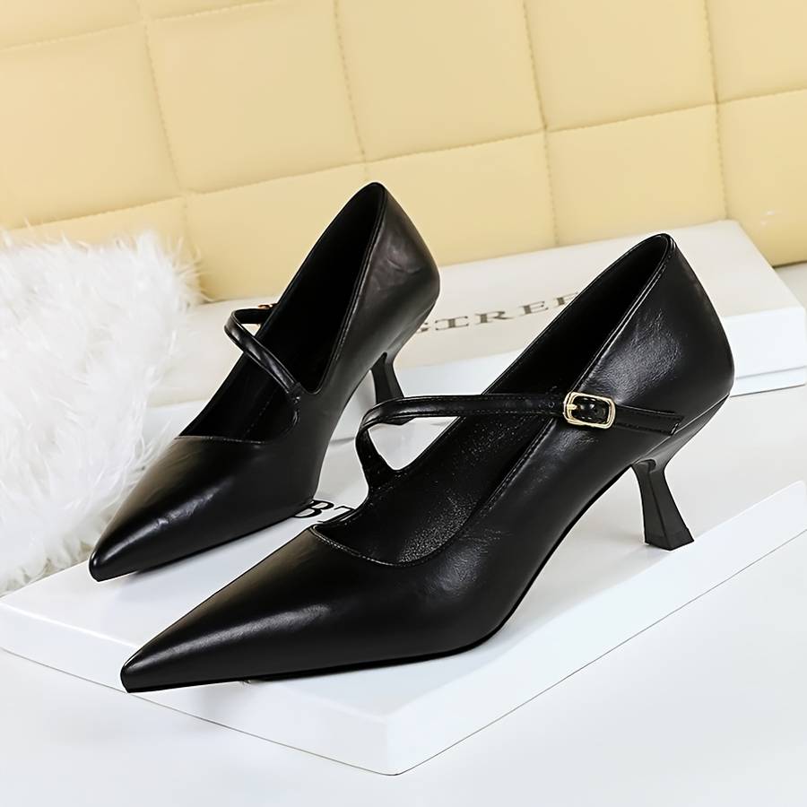 Women S High Heels Color Black Sizeuk 4