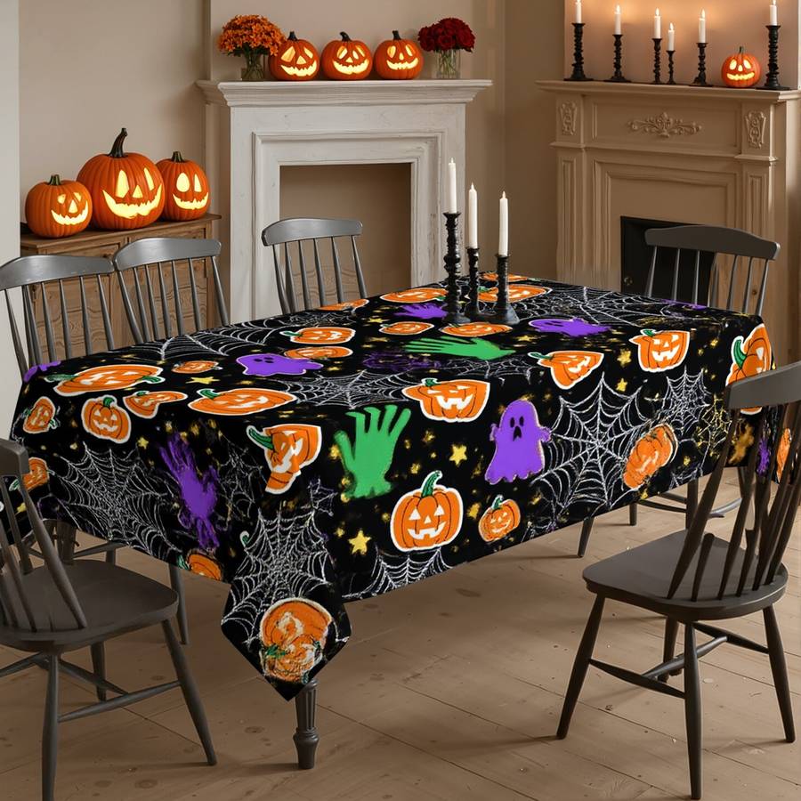 Halloween tablecloth decoration size 140 x 360cm or 55 x 141inch