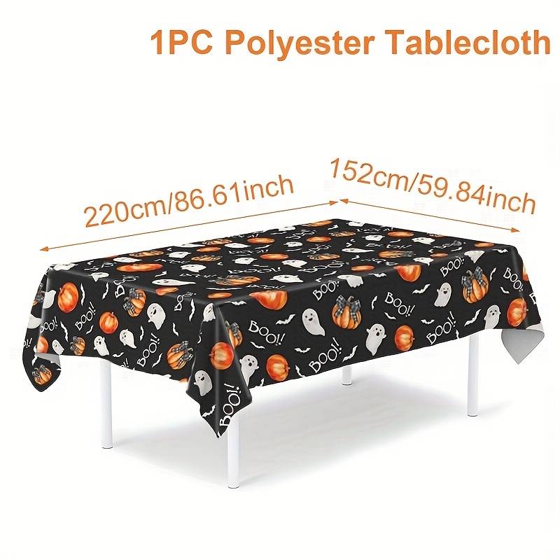 Halloween tablecloth decoration size Table Runner 180.01 cm