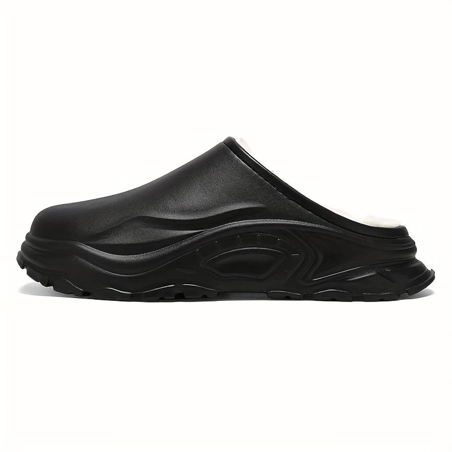 Cotton Slippers Color Black Sizeuk 7.5-8
