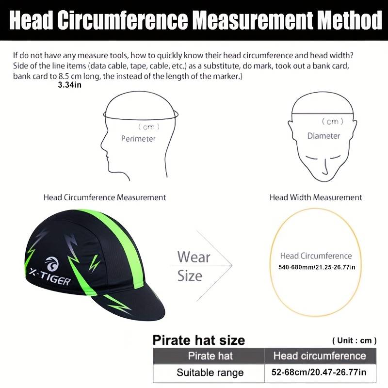 1pc X-TIGER Summer Cycling Cap Made of Breathable And Cool Suitable for Both Men And Women Desig