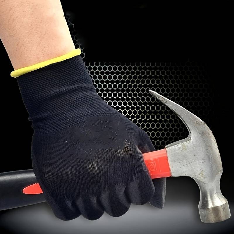 Work Gloves Color Black Size M