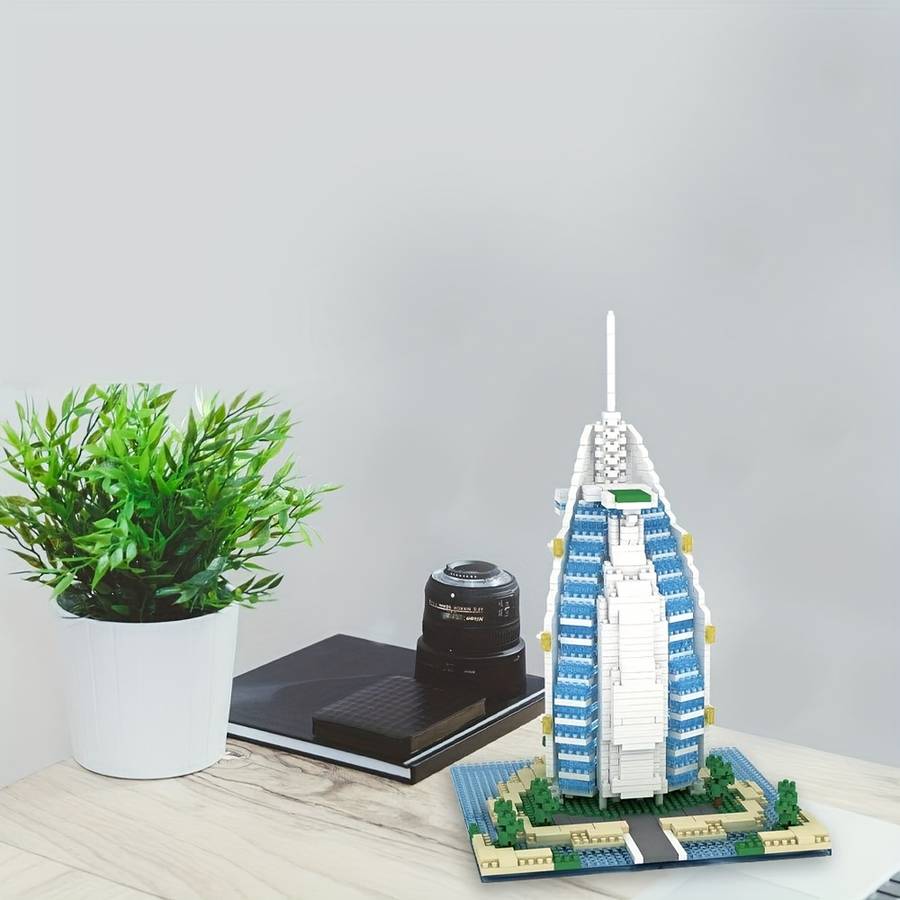 Building Toy Architectural Model Toy Set Model Burj Al Arab Jumeirah