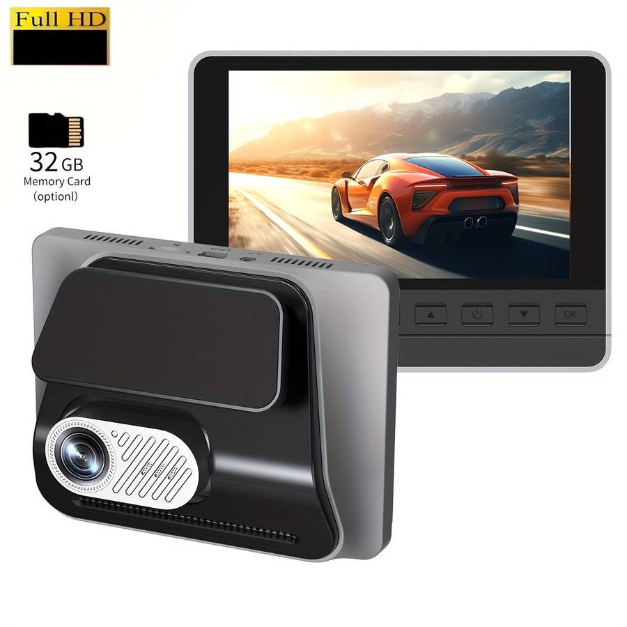 Dashcam Color Black With 32G Memory Card