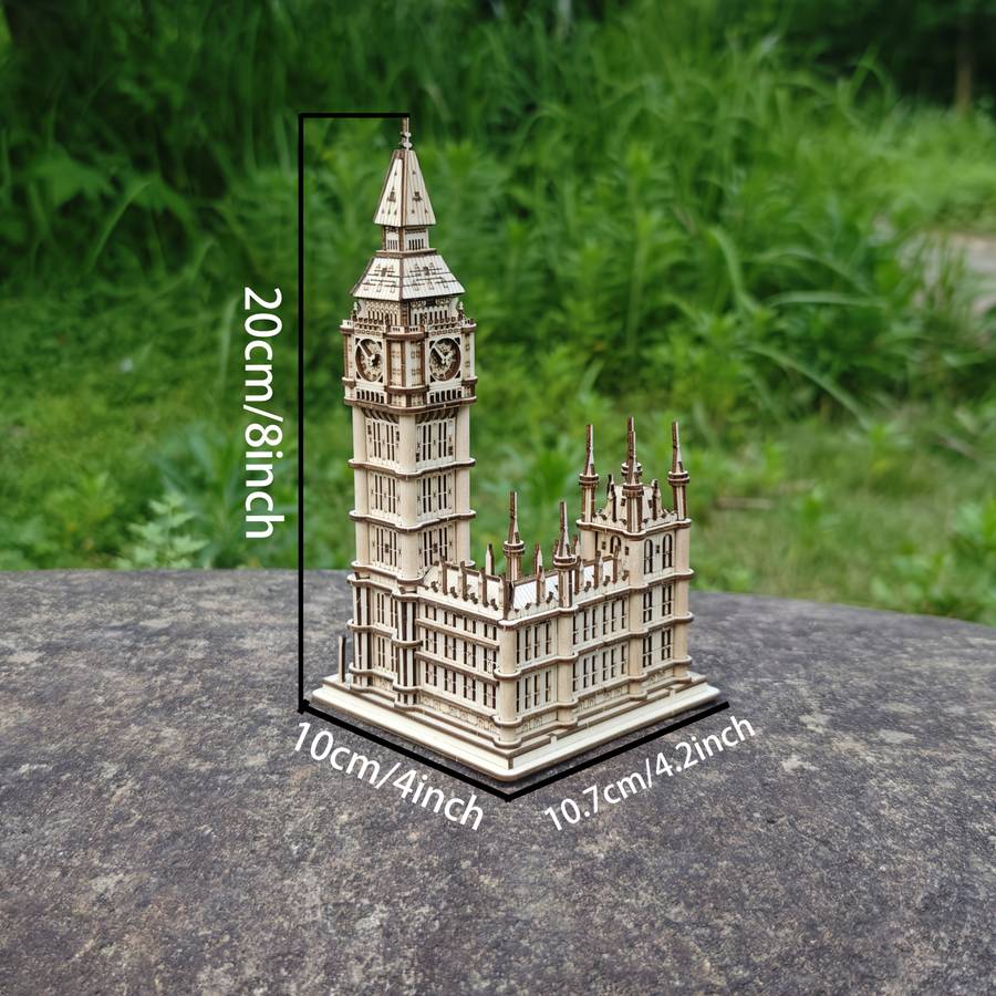 Building Toy Architectural Model Toy Set Style Bell Tower