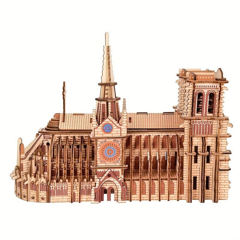 Building Toy Architectural Model Toy Set Style Notre Dame Bl