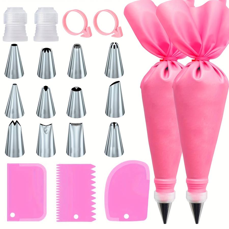 Professional Cake Decorating Head Color Pink
