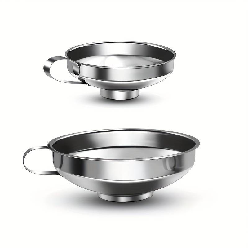 2Piece Stainless Steel Wide Mouth Funnel