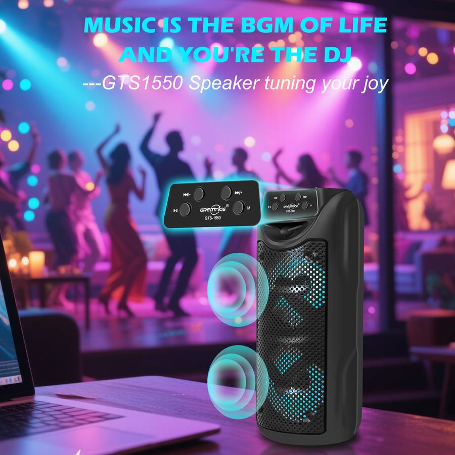Heavy-Duty Dual Channel Design Super Loud Sound, Outdoor For Live Performance