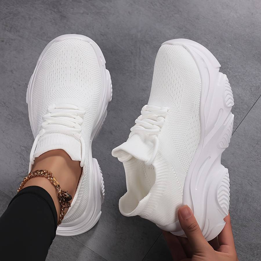 Women S Sneakers Color White Sizeuk 5.5