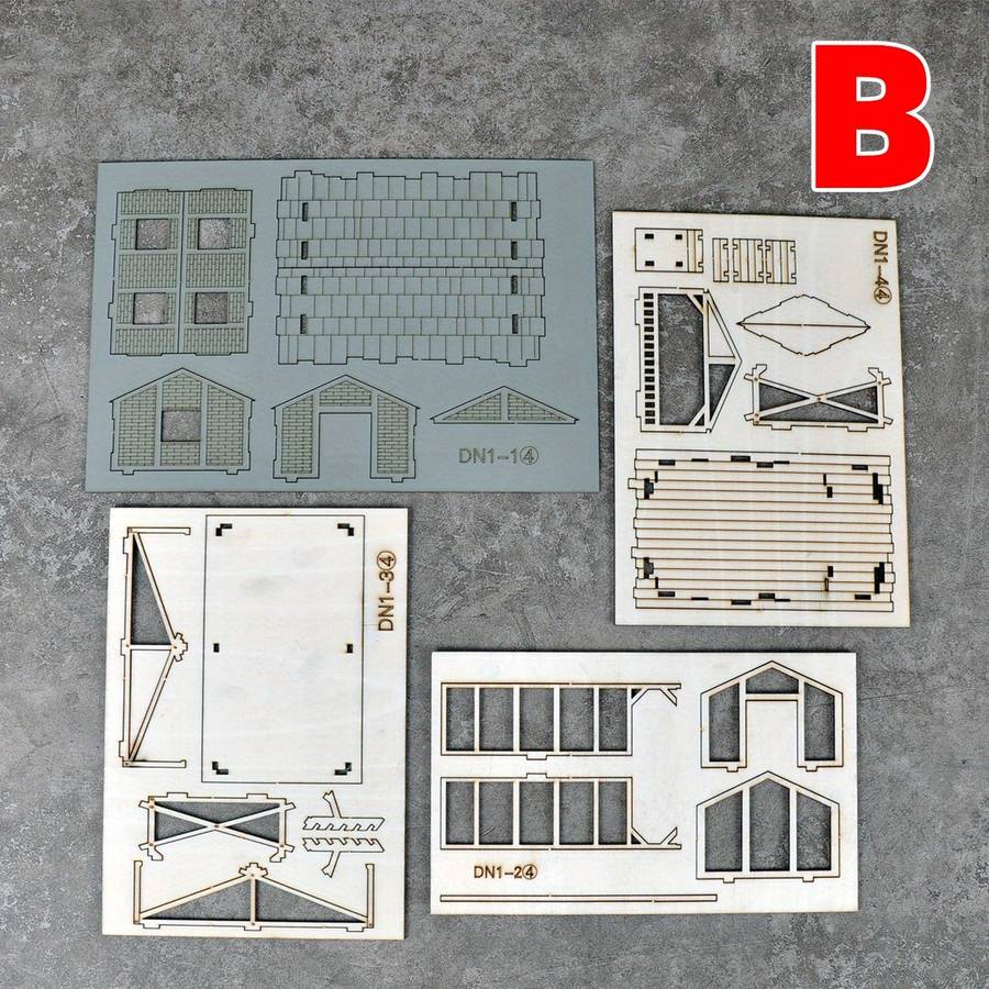Building Toy Architectural Model Toy Set Model Type D