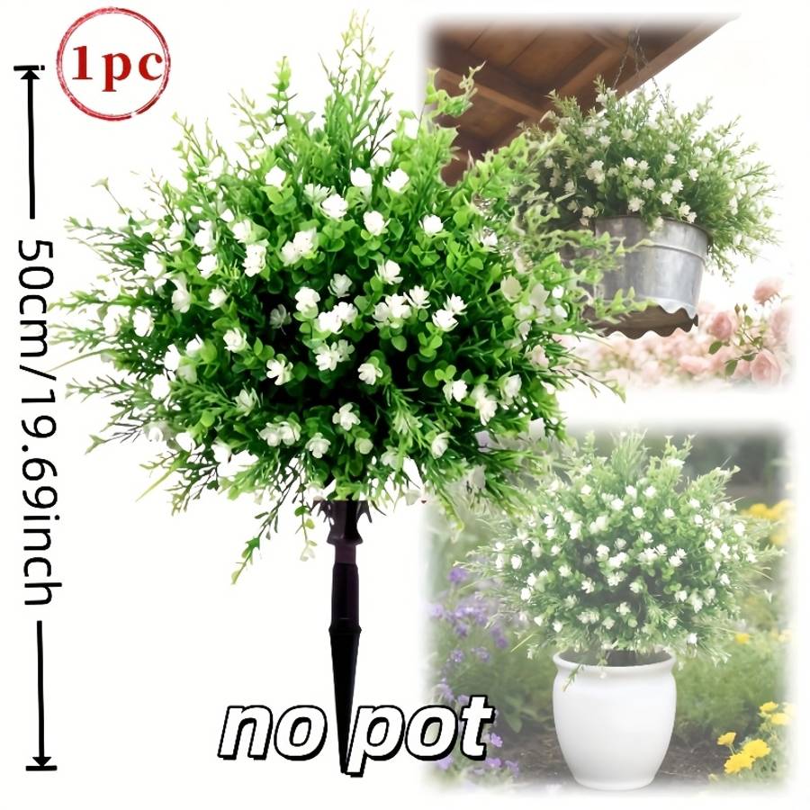 Simulated Flower Style 1 Piece Of Artificial Flower With Ground Planting