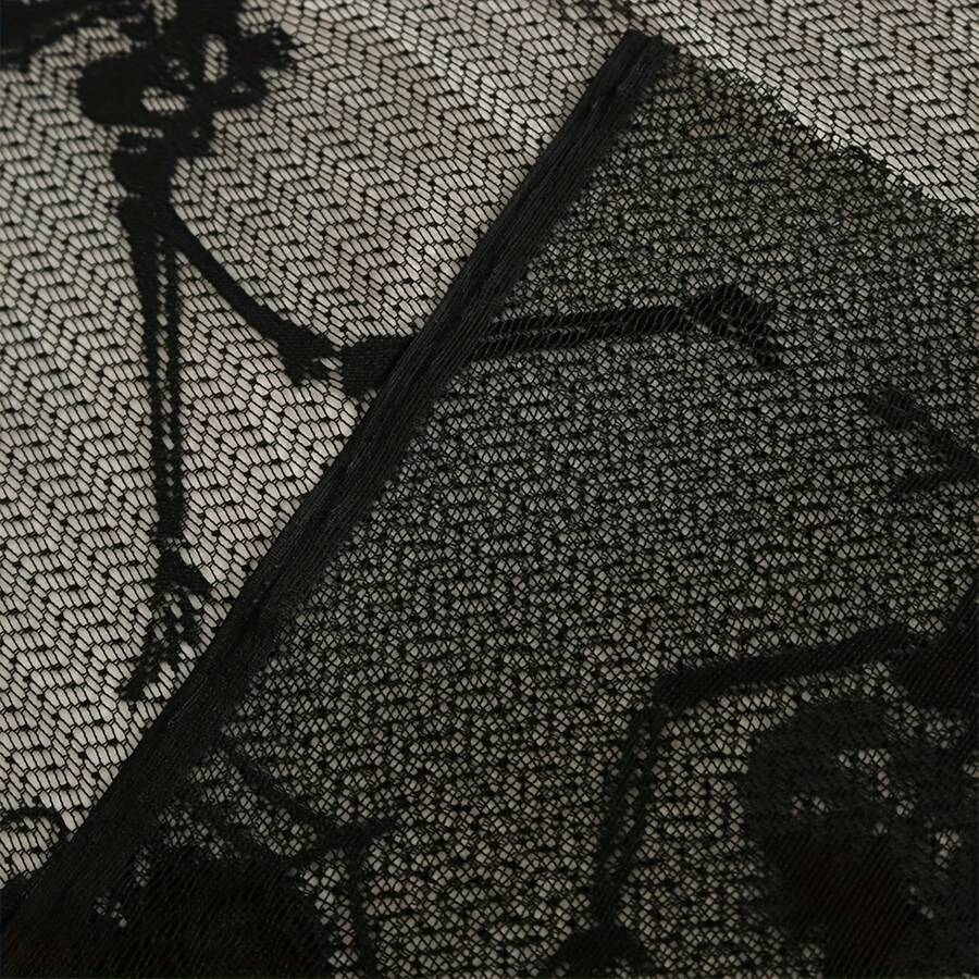 Halloween tablecloth decoration color Black size 150 x 240cm