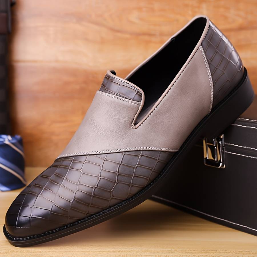 Mens Leather Shoes Color Black Sizeuk 10
