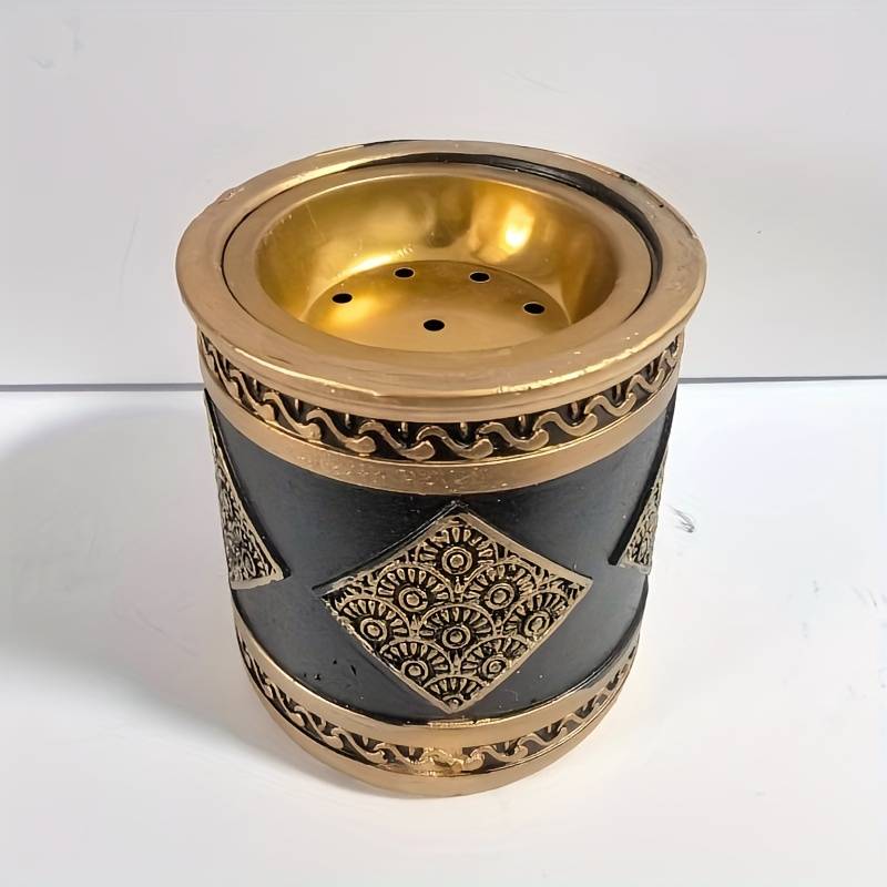 Incense Burner Color  White Golden