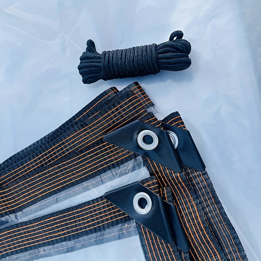 Shade Cloth Size 2.01M*6.01M79.13*236.61In Materialthickened Transparent Pe Waterproof Cloth