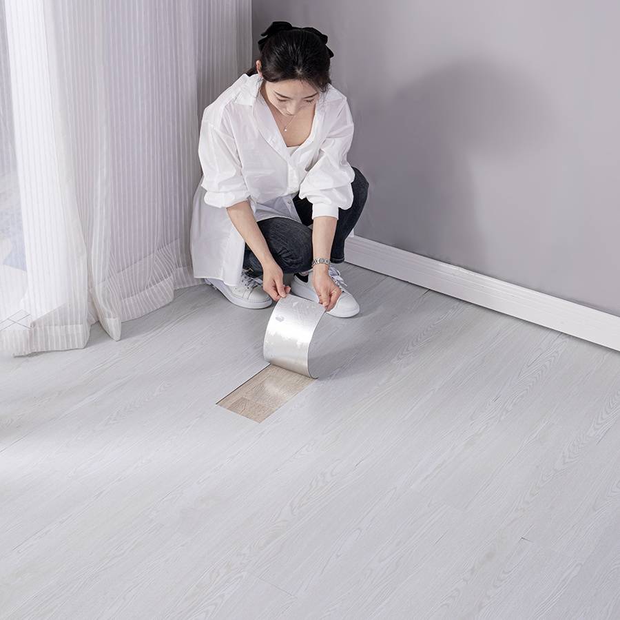 Self Adhesive Floor Stickers Gray 30Pcs