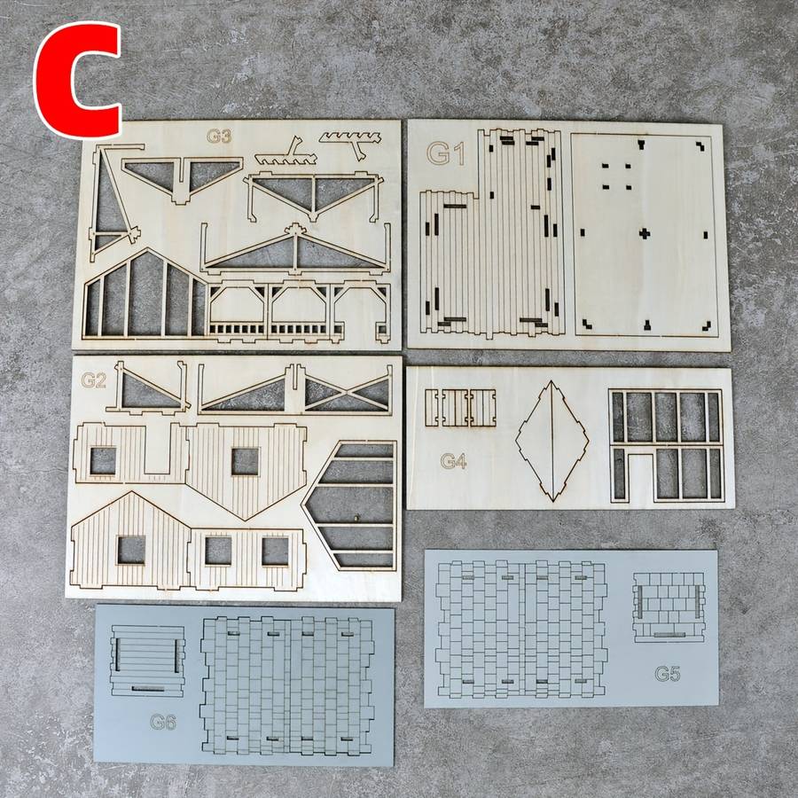 Building Toy Architectural Model Toy Set Model Type D