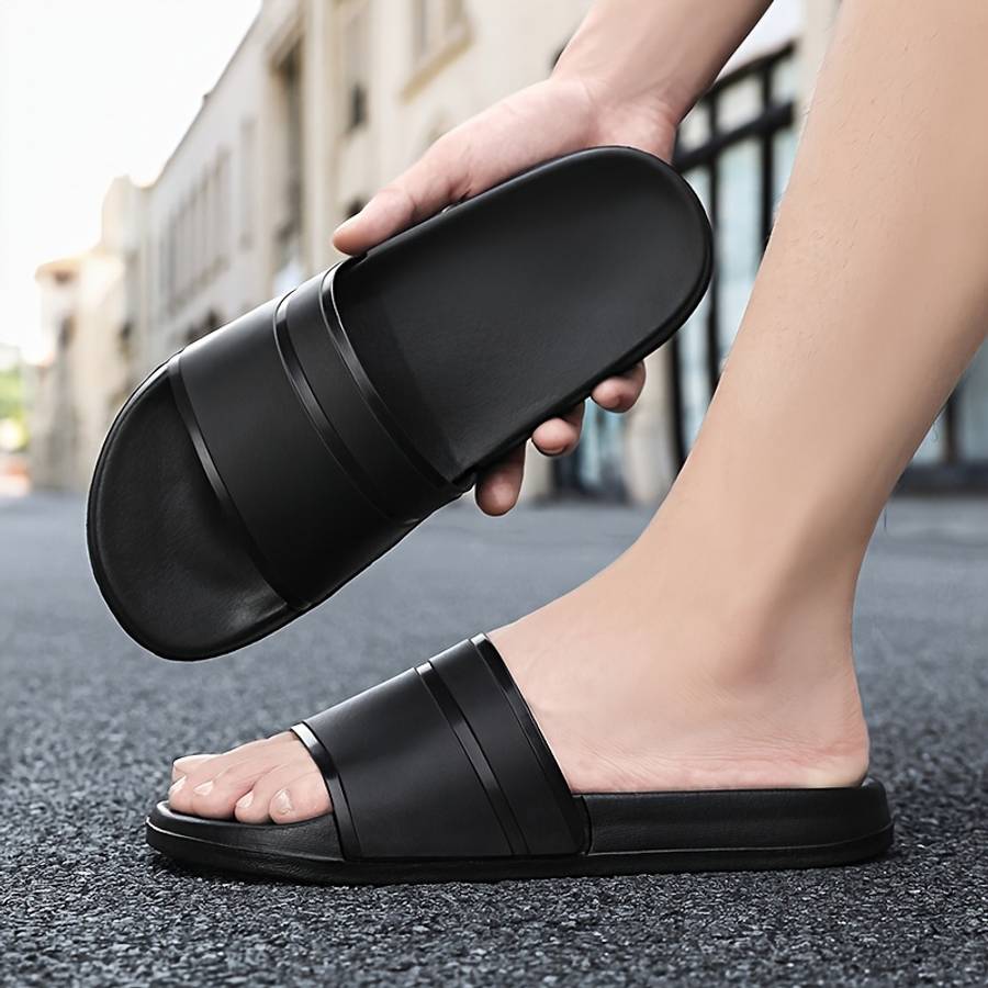 Men Slippers Summer Style White Size Uk 8.5 To 9