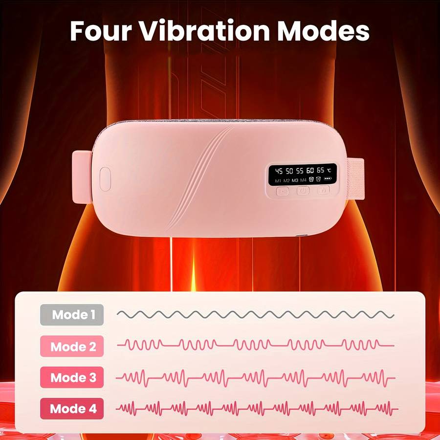 Portable Electric Heating Massage Pad With5 Levels Of Heat