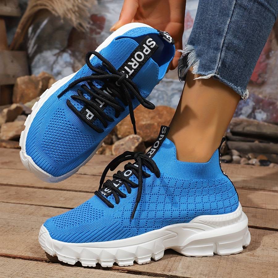 Women S Sneakers Color Blue Sizeuk 5.5