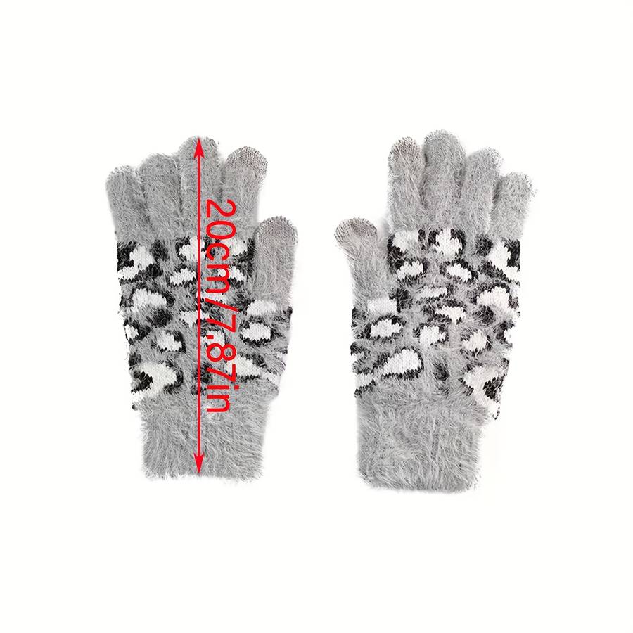 Winter Gloves Color White