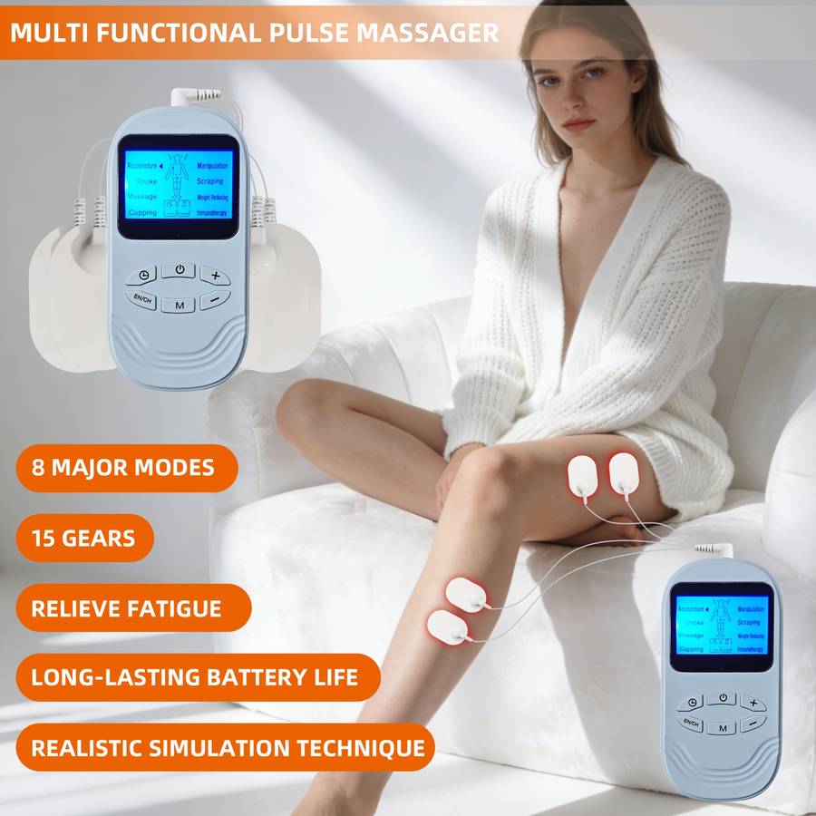 Multifunctional Meridian Massager Modes 15 Levels Timer