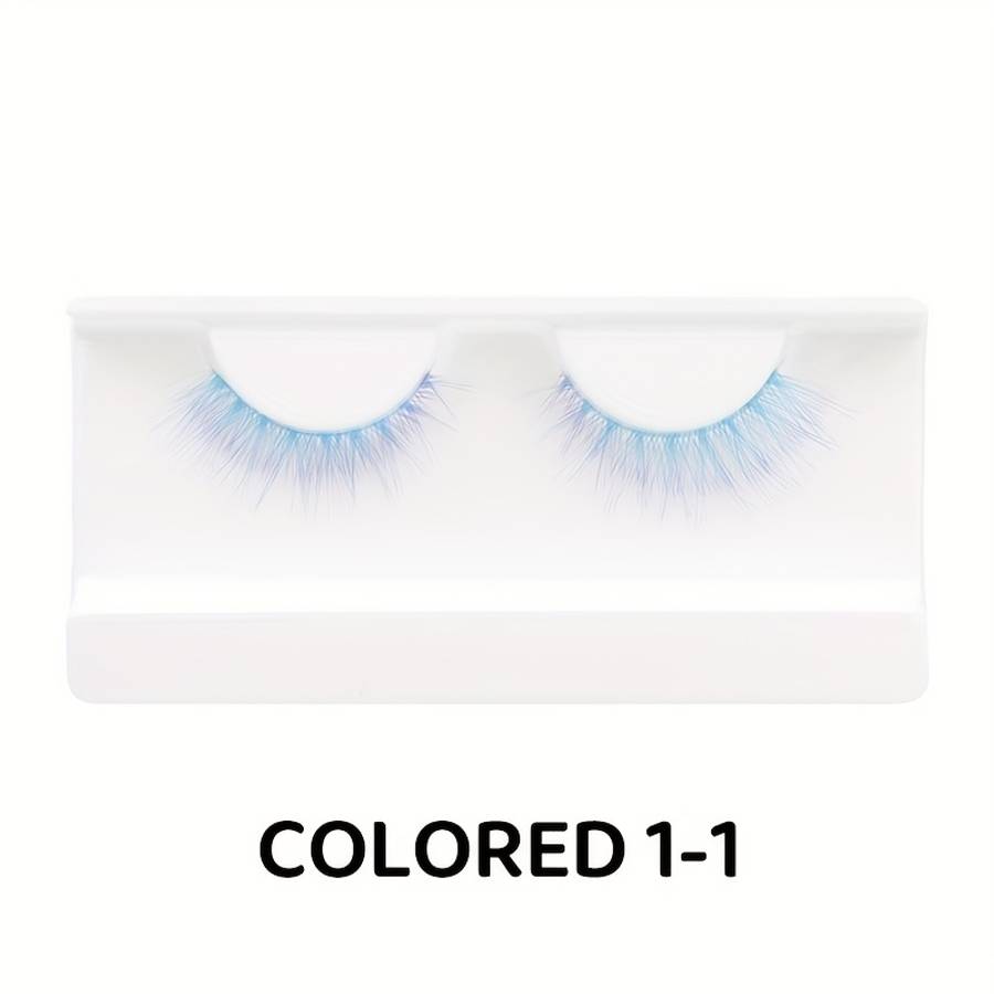 3 Pairs Professional Natural Soft Individual Lashes Color Colored 4 2 Fried Hair